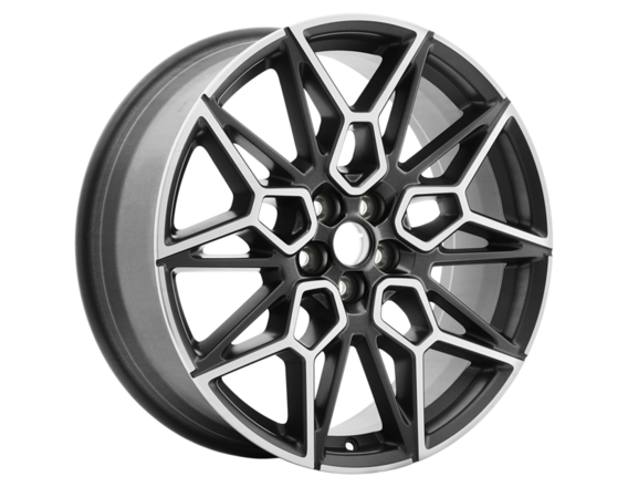 Jante de liga leve 20" 10 raios em X, cor Cinzento Carbonizado