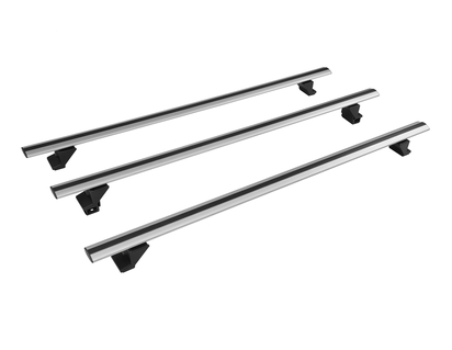 Portapacchi base da tetto con set di 3 barre trasversali da tetto