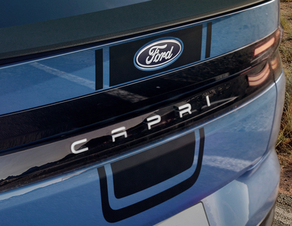 Franjas de competición parte superior, para alerón y portón trasero superior, negro