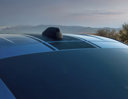 Strisce da gara over-the-top, per tetto e parte superiore del portellone, nero