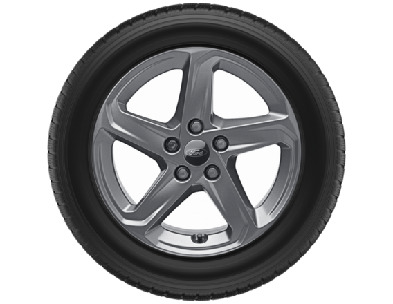 Compleet winterwiel met lichtmetalen velg 16" 5-spaaksontwerp, Dark Sparkle