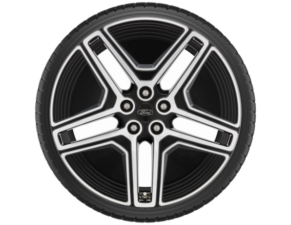 Light Alloy Complete Winter Wheel 20" Rear Axle, 5-spoke design, Magnetite