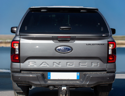 Pickup Attitude* Tettuccio rigido modello « PRESTIGE SJS » VETRATO PER FORD RANGER DOPPIA CABINA-  IL MONTAGGIO NECESSITA LA FORNITURA DI J-BRACE - compatibile con accessori extra