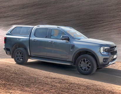 Pickup Attitude* Tettuccio rigido modello « PRESTIGE SJS » VETRATO PER FORD RANGER DOPPIA CABINA-  IL MONTAGGIO NECESSITA LA FORNITURA DI J-BRACE - compatibile con accessori extra