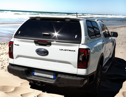 Pickup Attitude* Tettuccio rigido modello « PRESTIGE SJS » VETRATO PER FORD RANGER SUPERCAB -  IL MONTAGGIO NECESSITA LA FORNITURA DI J-BRACE - compatibile con accessori extra