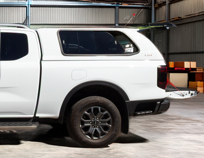 Pickup Attitude* Tettuccio rigido modello « PRESTIGE SJS » VETRATO PER FORD RANGER SUPERCAB -  IL MONTAGGIO NECESSITA LA FORNITURA DI J-BRACE - compatibile con accessori extra