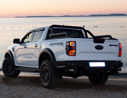 Arceau de securite exterieur inox finition noire - Verion Sport Design pour Ranger 2023+ Pickup Attitude*
