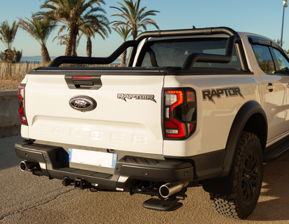 Arceau de securite exterieur inox finition noire - Verion Sport Design pour Ranger 2023+ Pickup Attitude*
